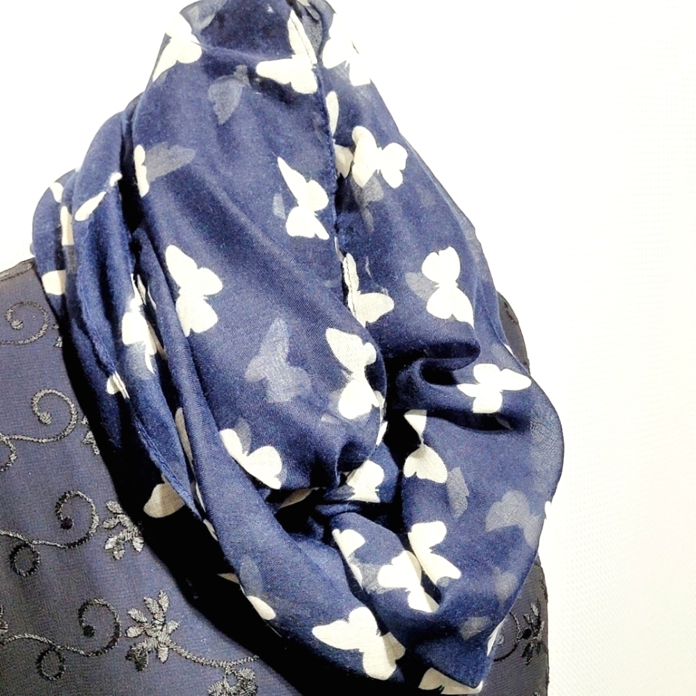Butterfly Infinity Scarf